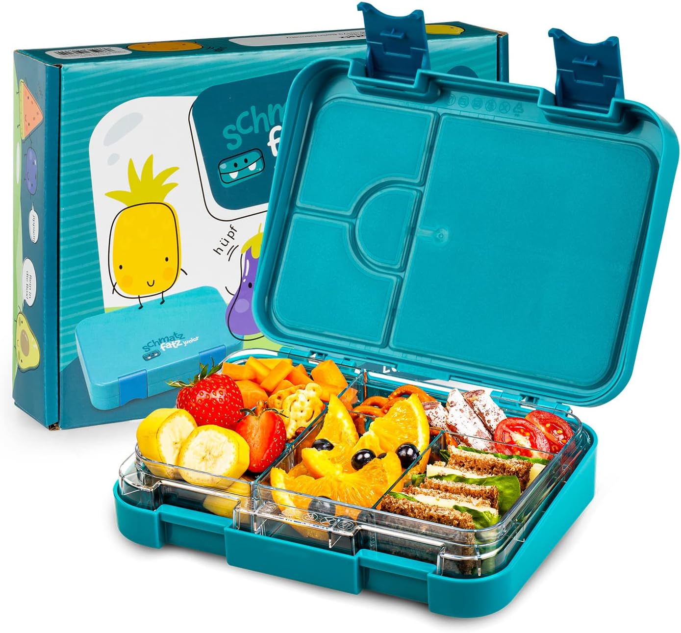Brotdose für Kinder, Petrol Meer