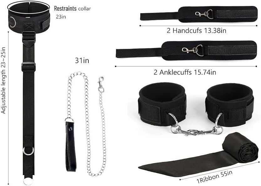 Bondage-Set mit Halsband & Handschellen