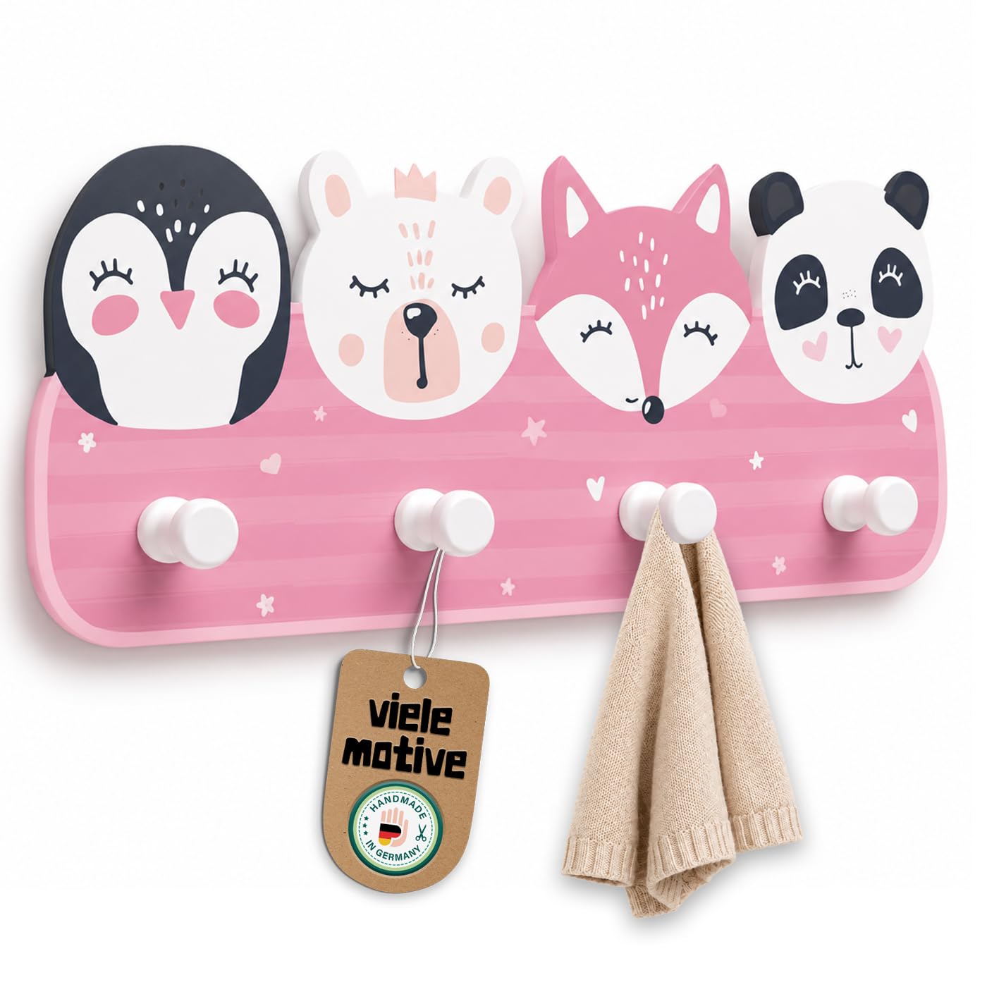 Kindergarderobe mit Tiermotiven, smylå