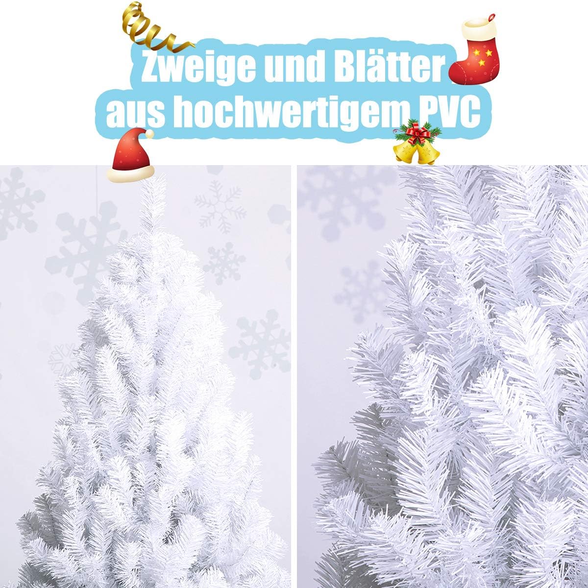Künstlicher Weihnachtsbaum mit 950 Ästen