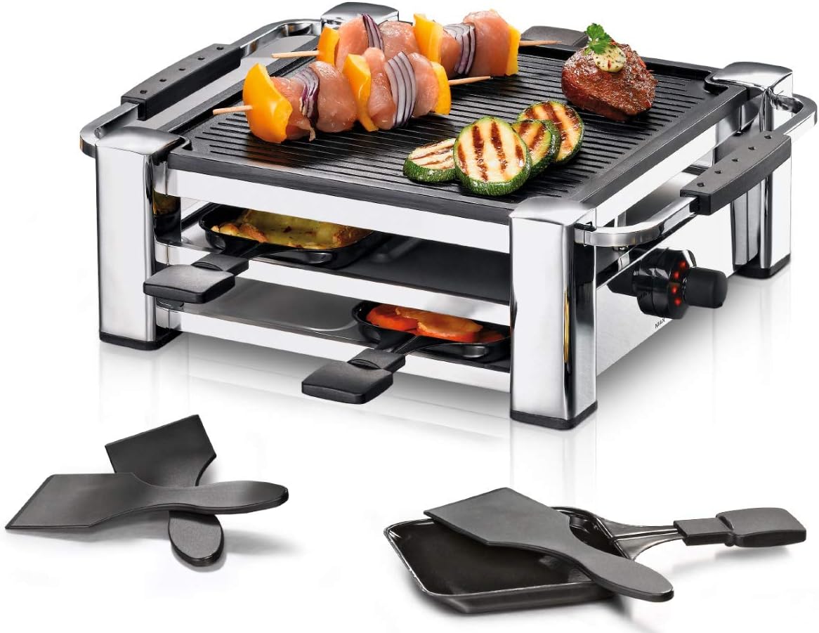 Raclette RCC 1000, 4 Pfännchen