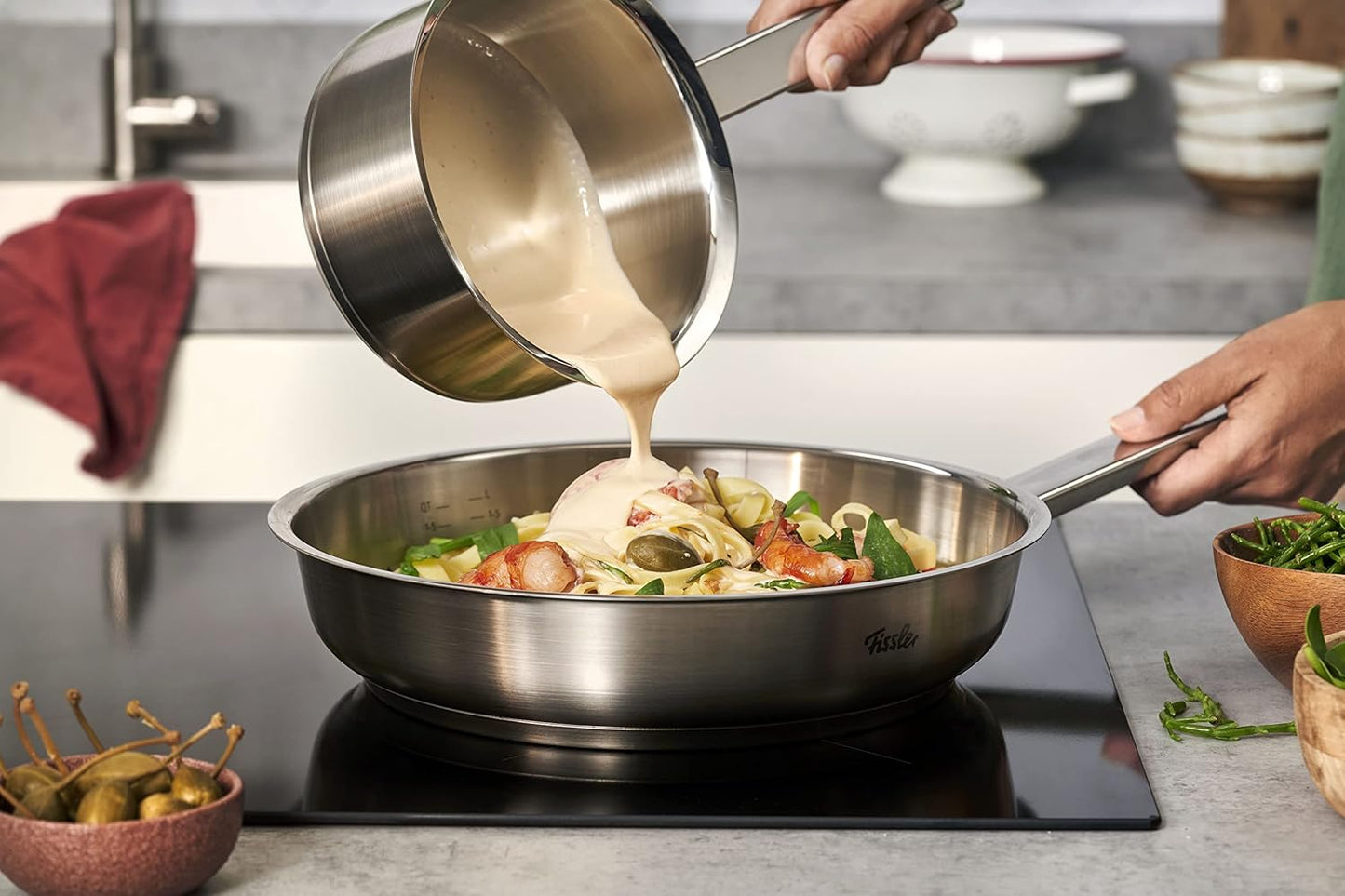 Profi Collection Stielpfanne, mit Novogrill 28 cm