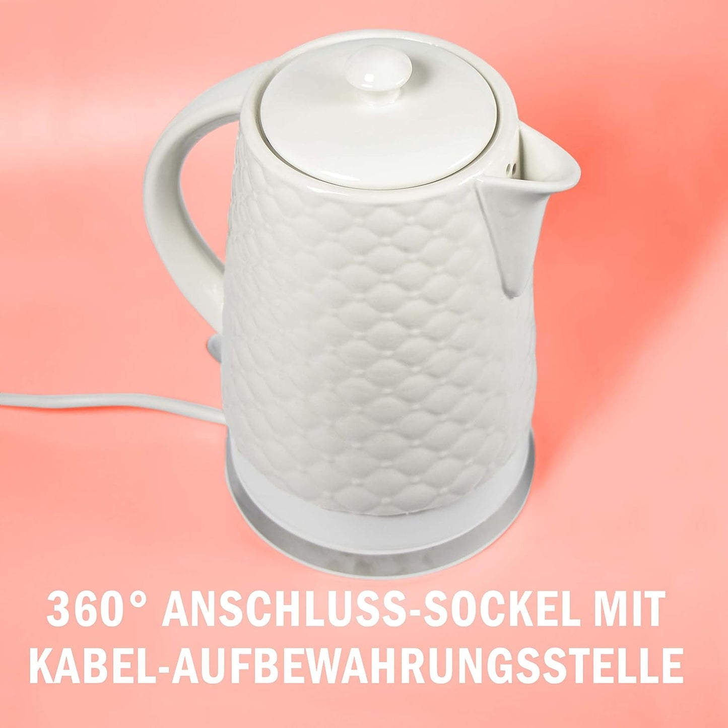 Elektrischer Wasserkocher aus Keramik