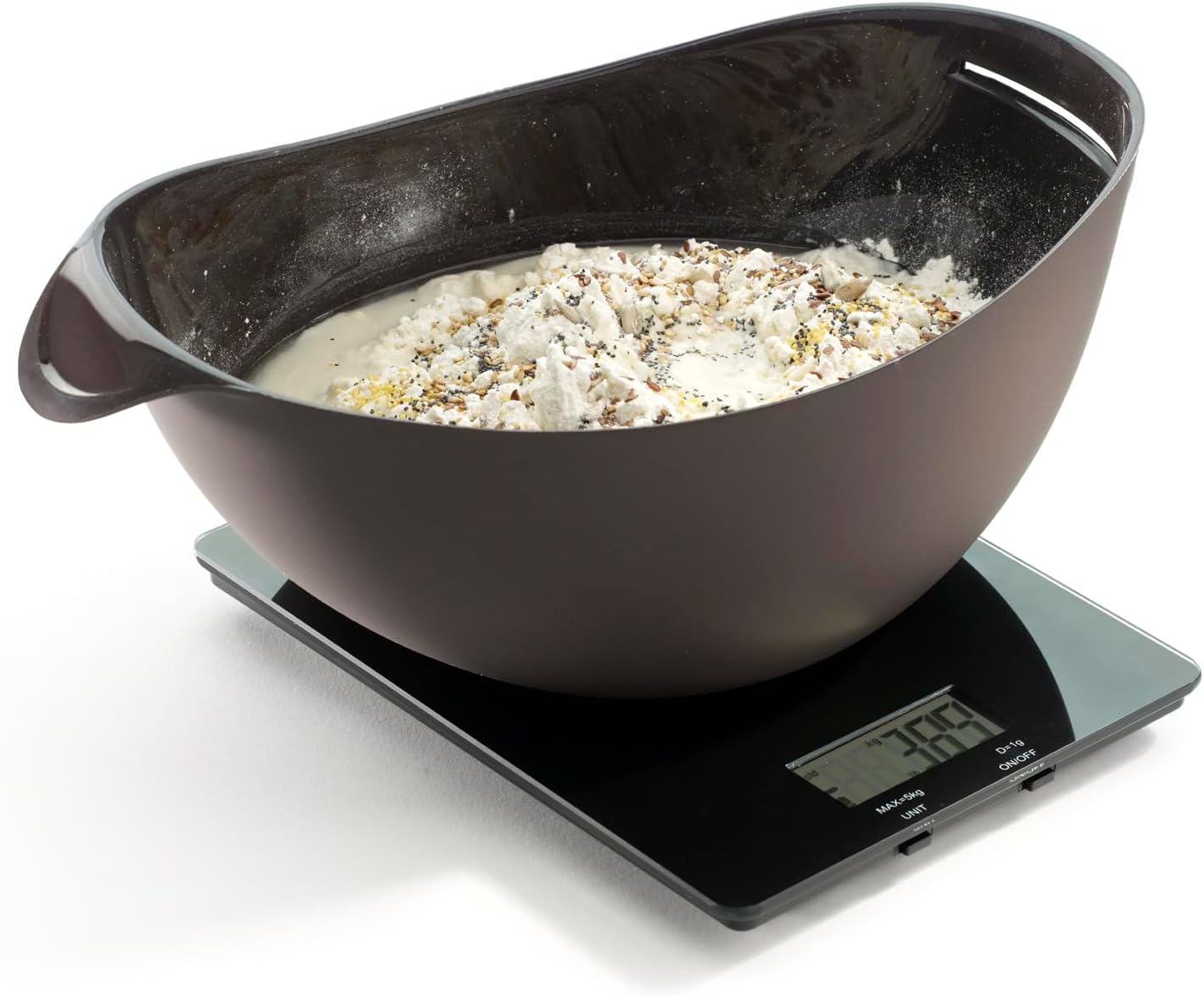 Brotbackschale mit Spachtel, Set Brotbackschale + Löffel
