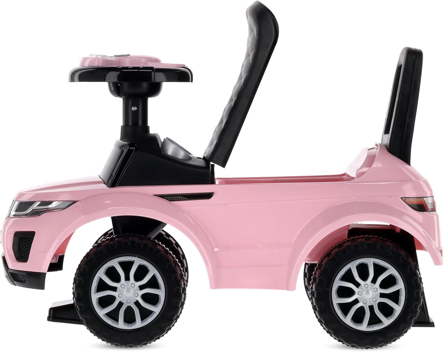 Rutschauto mit Hupe, Hellrosa