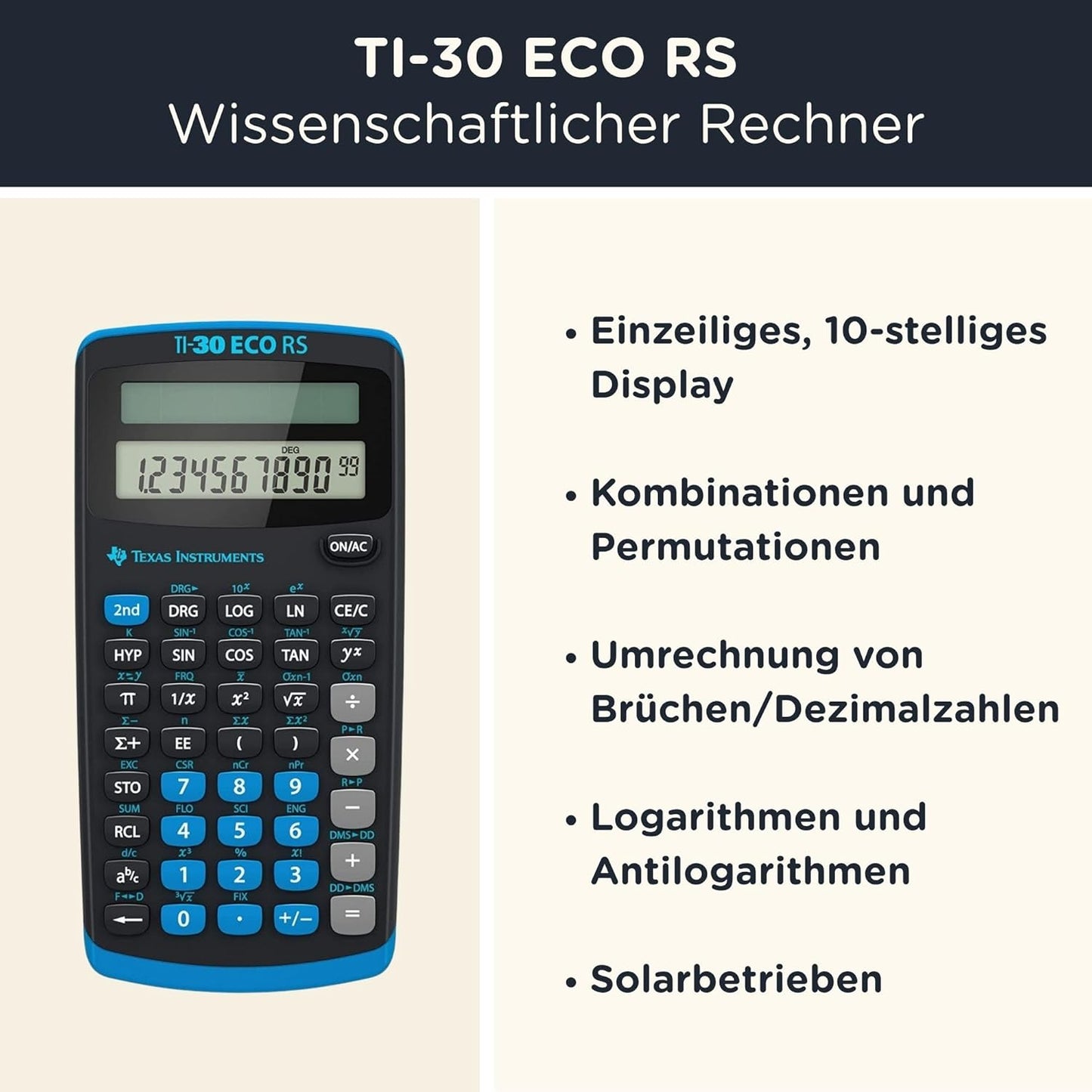 Wissenschaftlicher Taschenrechner mit Schutztasche, Pink