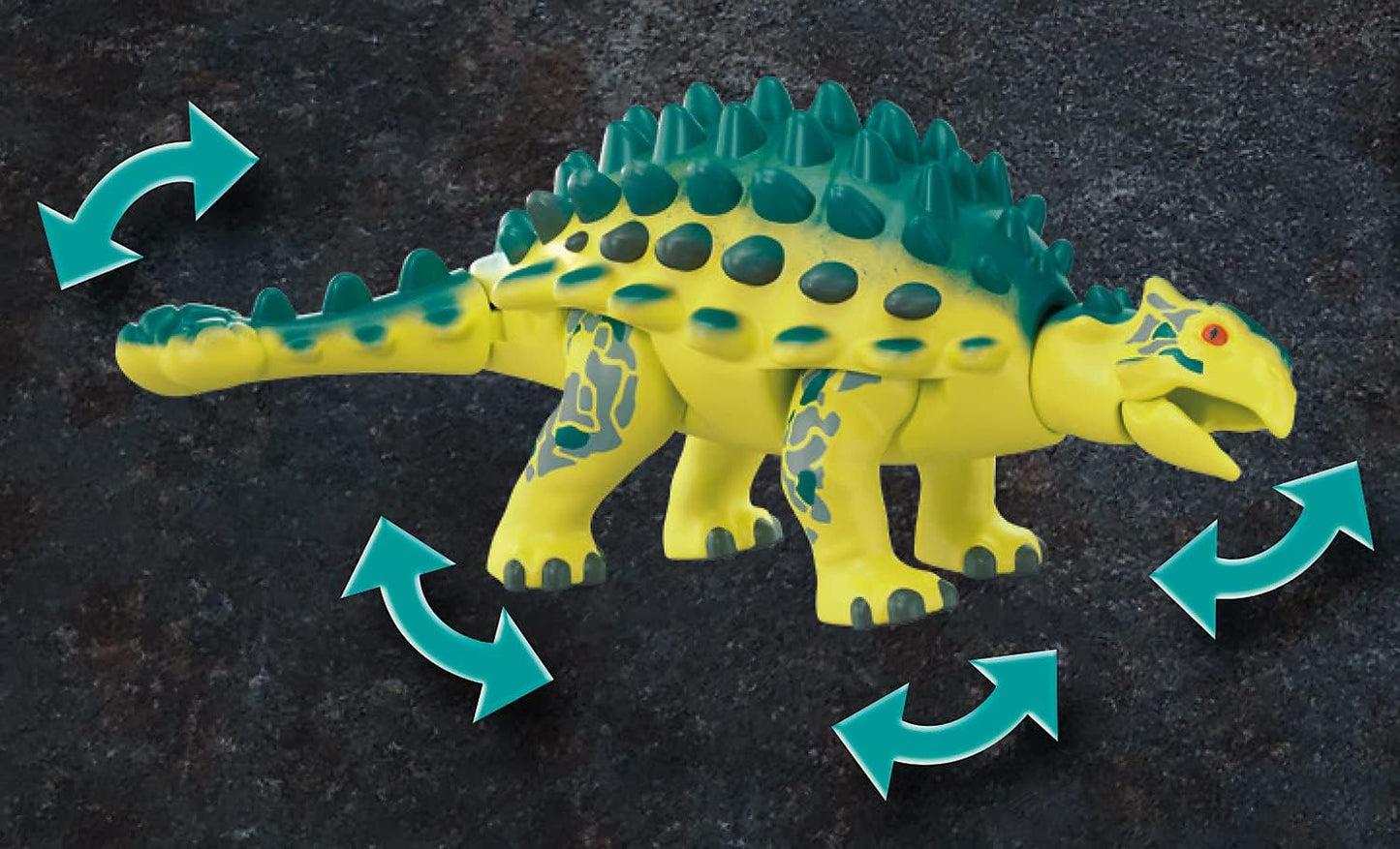 70626 Dino Rise Saichania: Abwehr des Kampfläufers, Konstruktionsspielzeug, Saichania - Die Invasion des Roboters