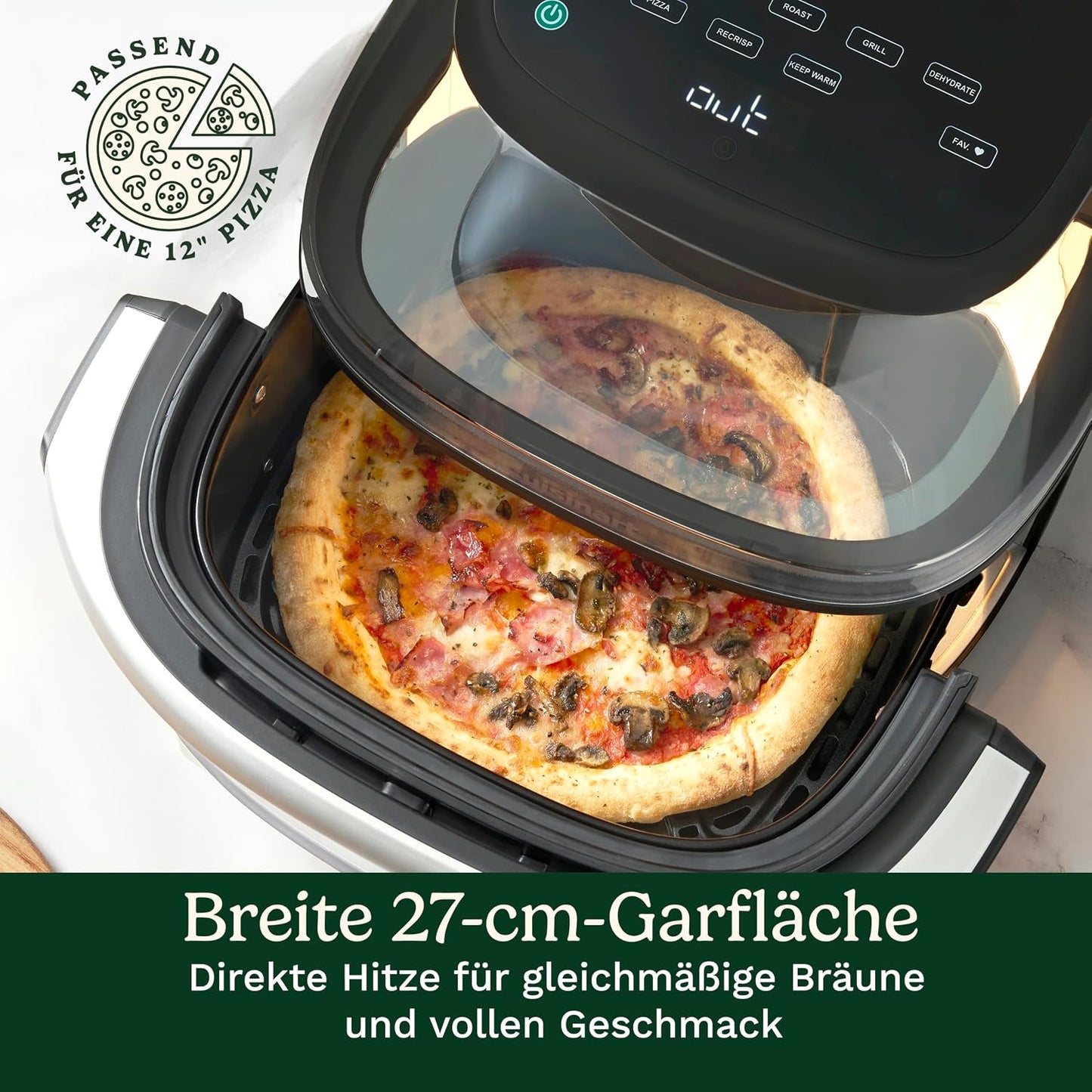 Heissluftfritteuse AFC9E mit 9 Funktionen