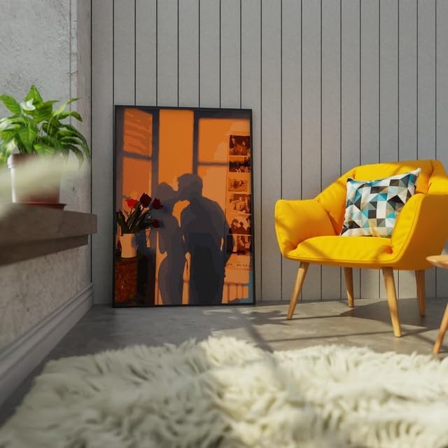 Malen Nach Zahlen Set 40 x 50 cm, Schatten Der Liebe