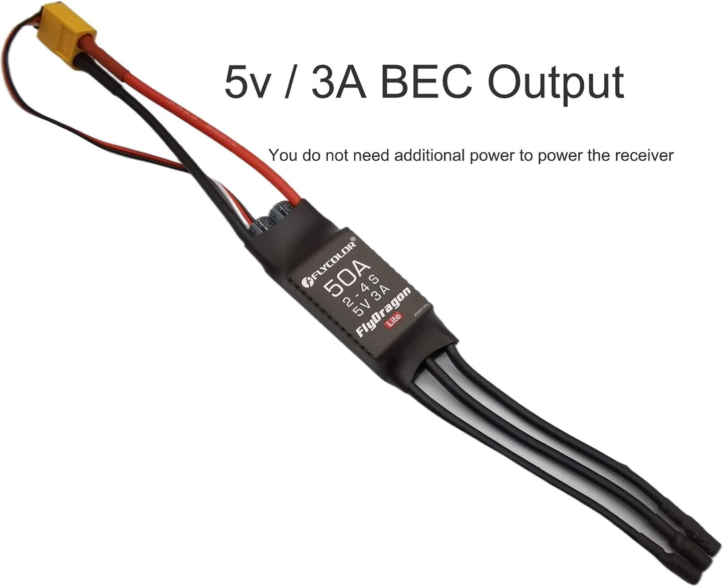 ESC Geschwindigkeitsregler für RC Drohnen, 50A/BEC 3A