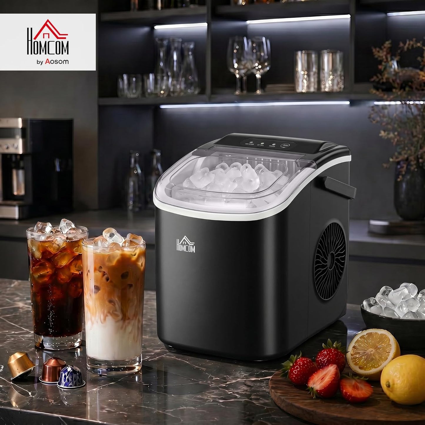 Eiswürfelmaschine mit Selbstreinigungsfunktion