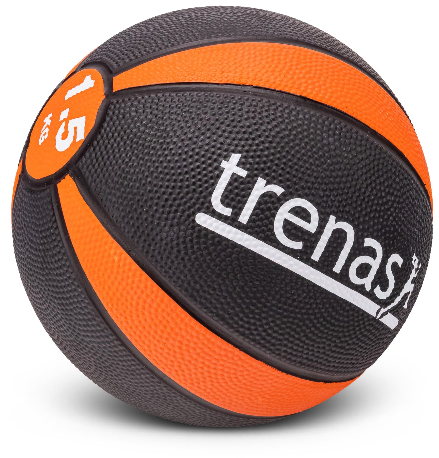 Medizinball aus Gummi 1,5 kg, 1,5 KG - Orange
