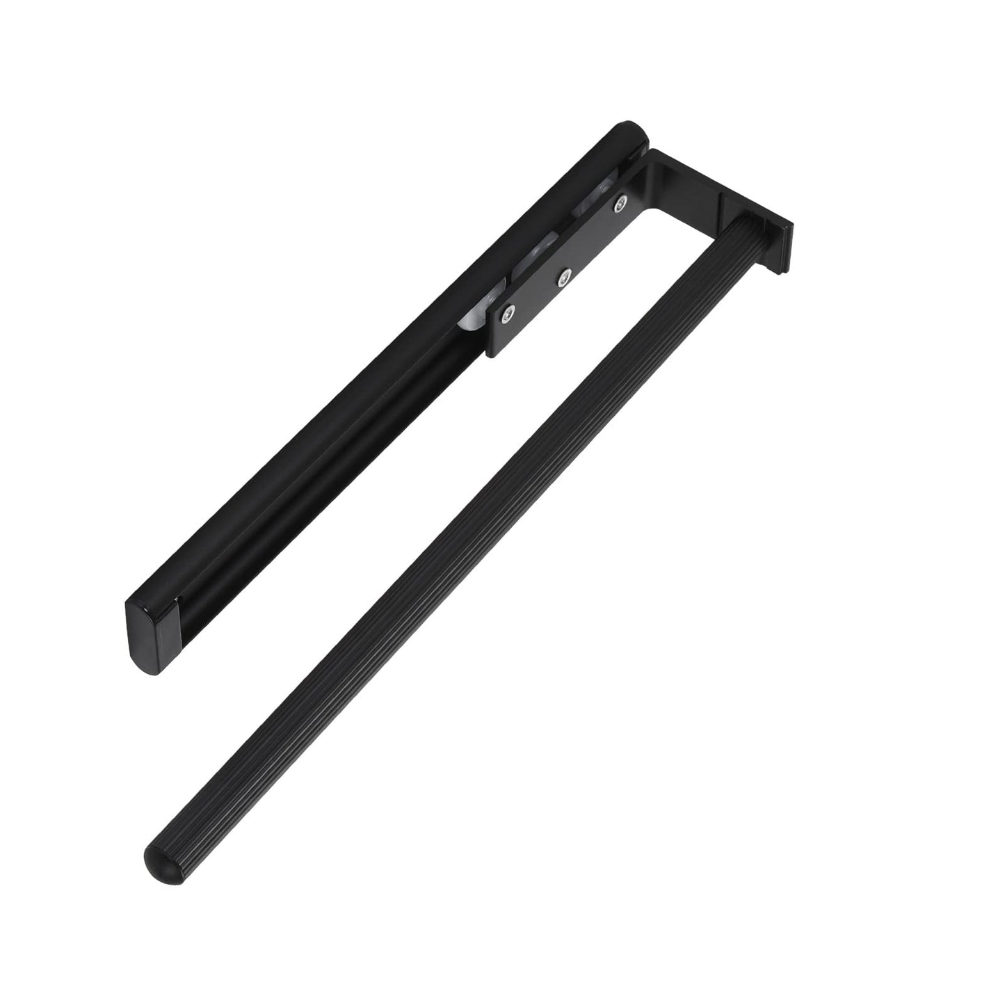 Teleskop-Handtuchhalter ausziehbar 1-armig, Schwarz Matt 1-armig 325 - 487 mm