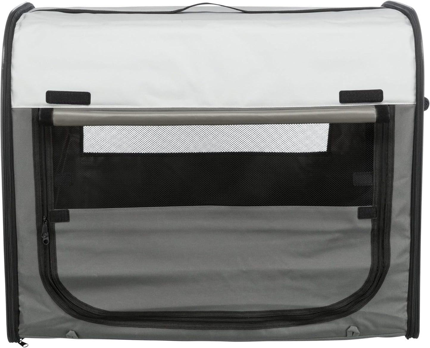 Faltbare Transporttasche Hundekennel (Mittel), Grau L 80 x B 55 x H 65 cm
