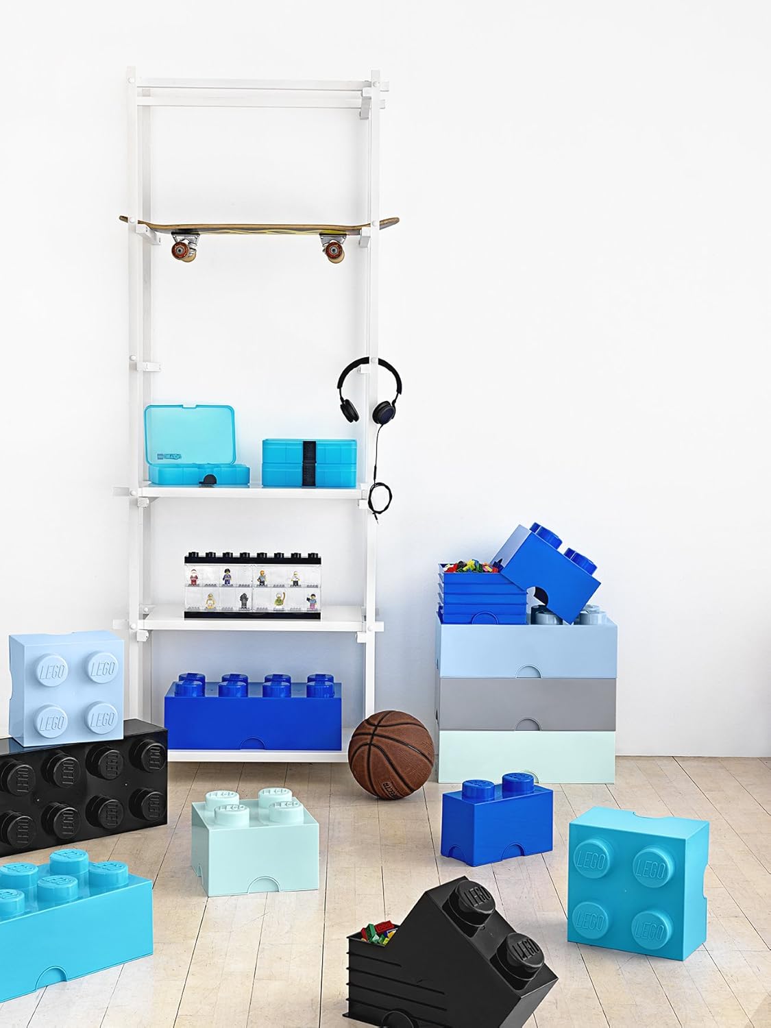 Storage Brick, Aqua Blau