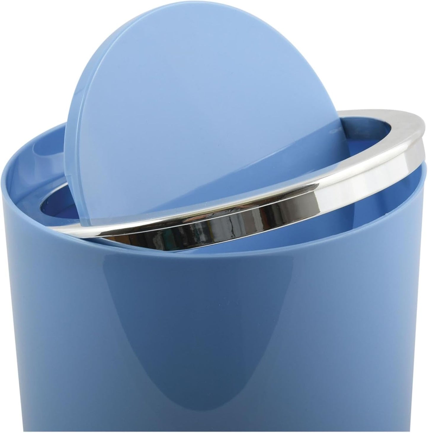 Kamaka Abfalleimer mit Schwingdeckel, Hellblau