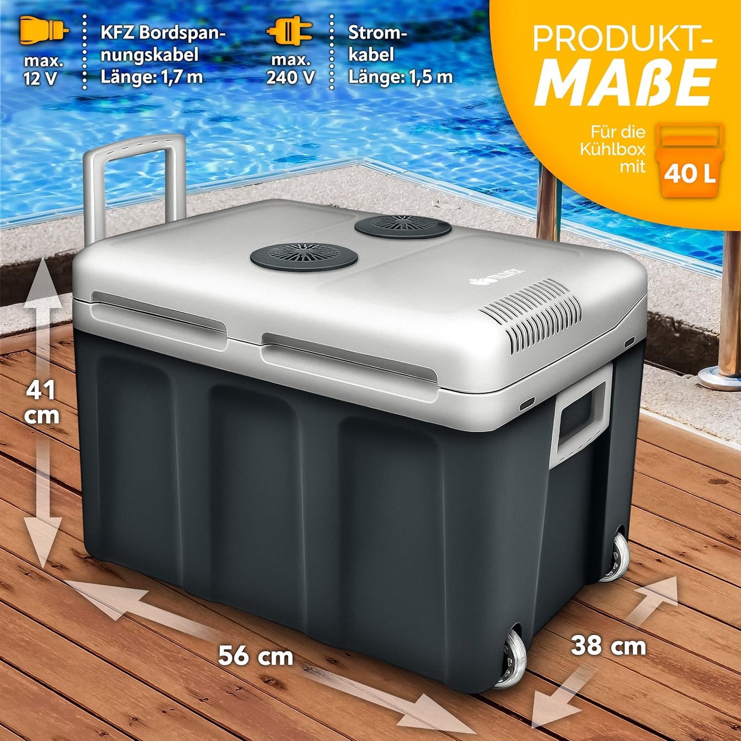 Elektrische Thermobox, Grau