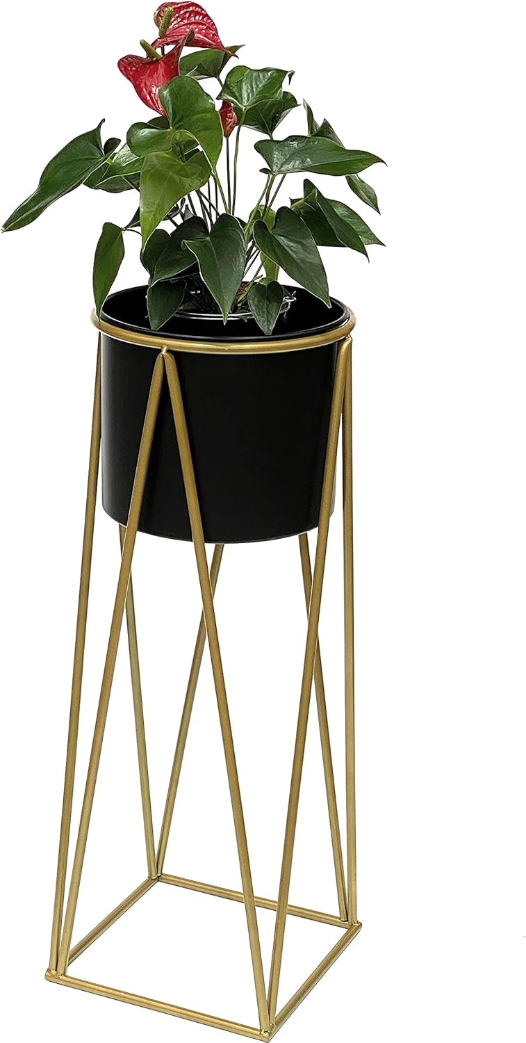 Blumenhocker mit Topf, Modern