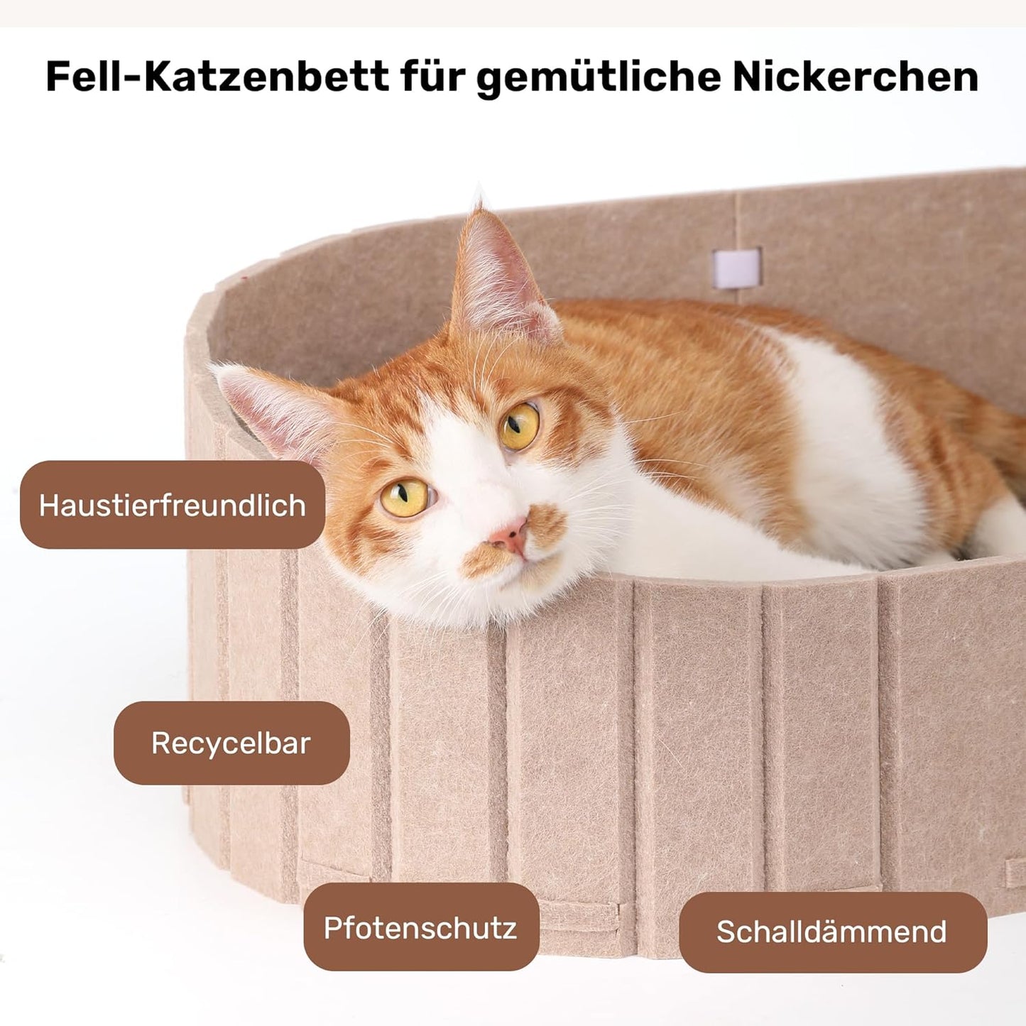 Kratzbrett in Sofa-Form, beige
