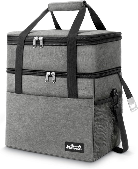 Erweiterbare Kühltasche, Grau 28L