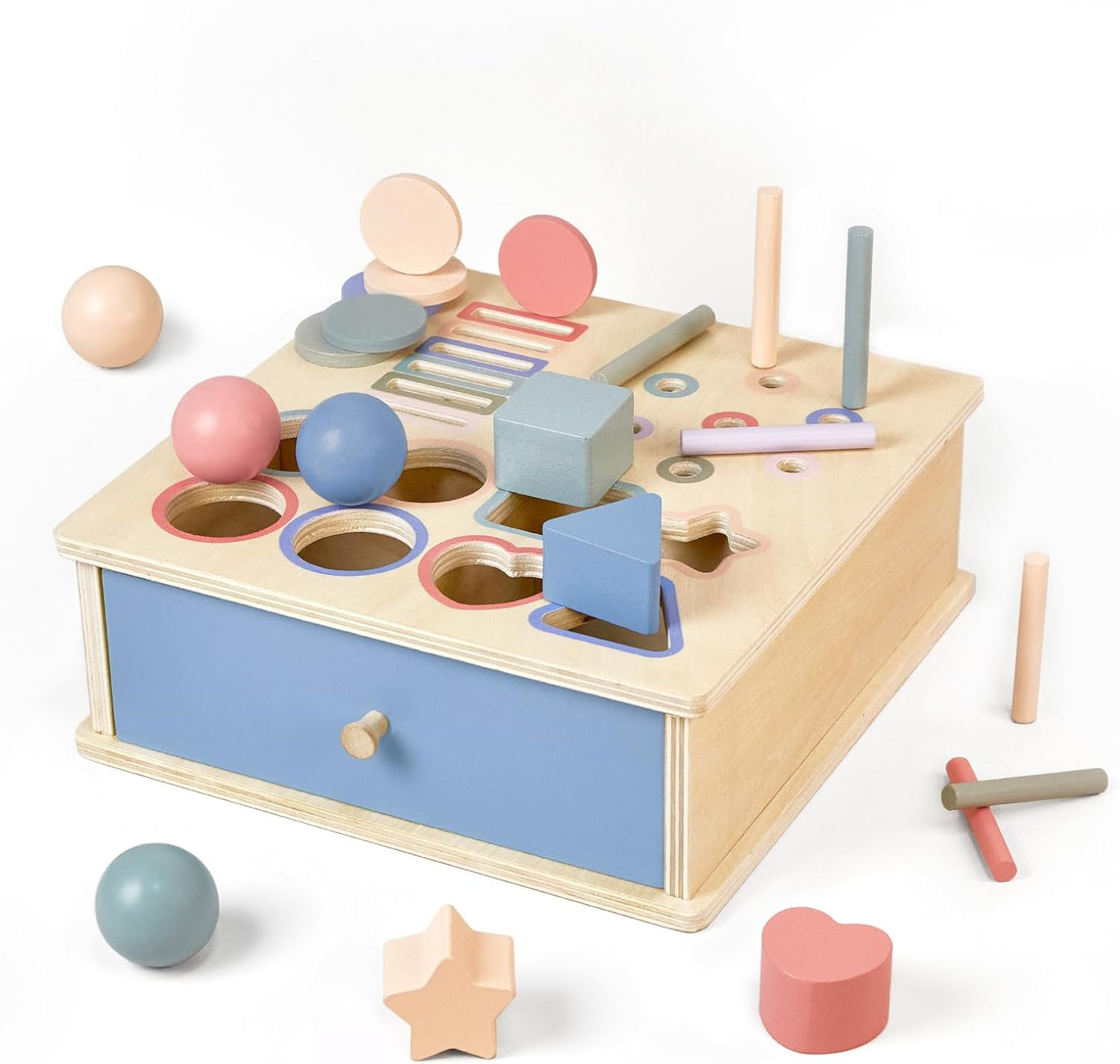 Sortierspiel aus Holz