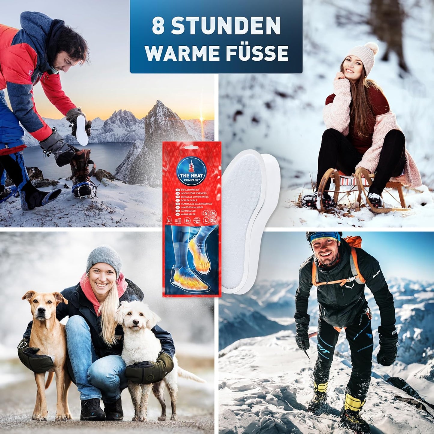 Sohlenwärmer (30 Paar), 41,5-43,5 | Large Vorteilpack 30 Paar