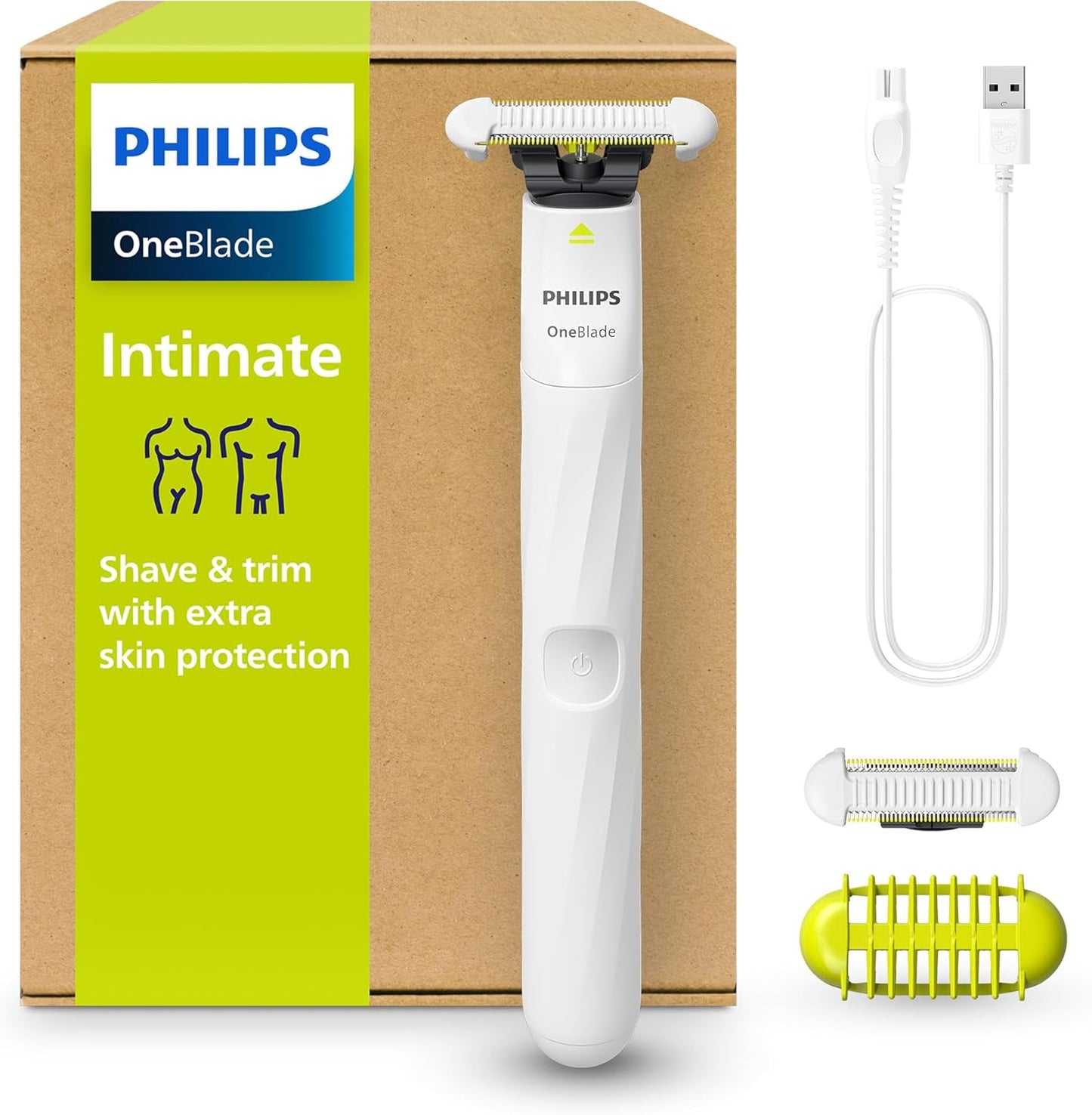 OneBlade Intimate Rasierer und Trimmer mit Hautschutz
