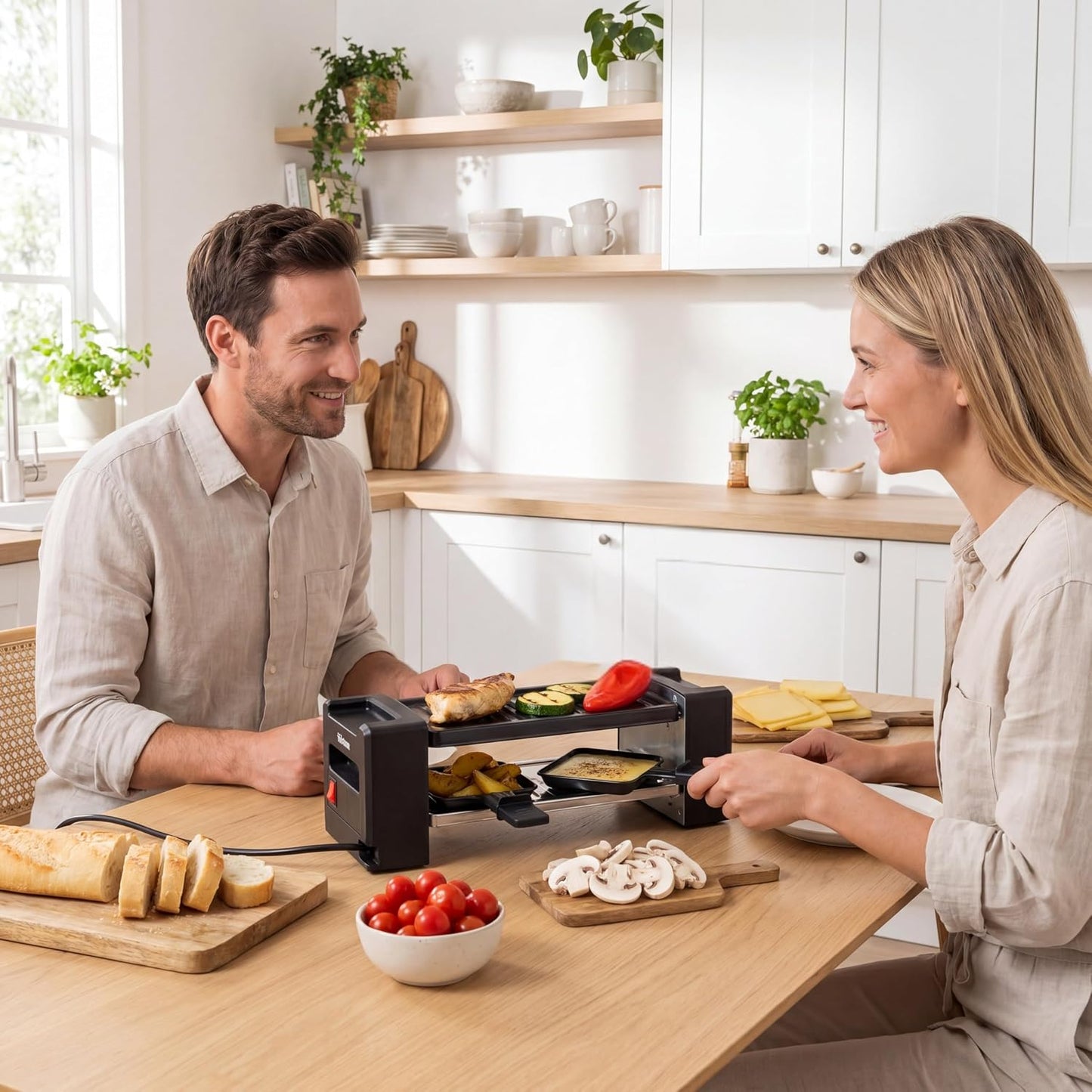 RA-2751 Raclette-Mini-Grill für 2 Personen
