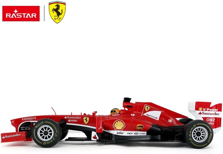 Ferrari F138 F1 Rennwagen, Fernando Alonso + Felipe Massa, 41 cm (L) x 15 cm (W) x 10 cm (H), Ferrari F138 (1:12 Skala)