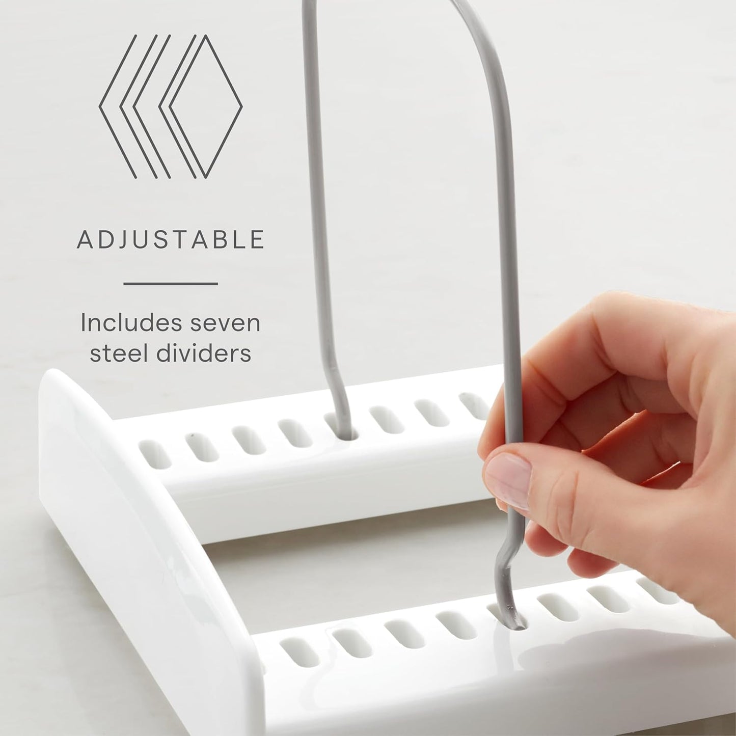 Schrank-Organizer mit Trennwänden, Bakeware Rack