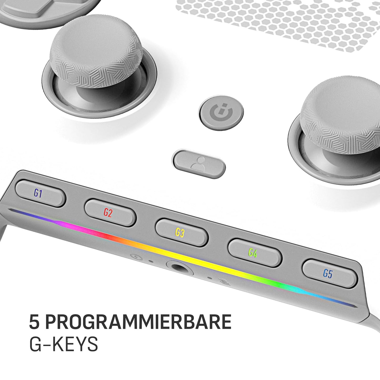 Envision Pro Wireless Gaming-Controller für PC, Weiss