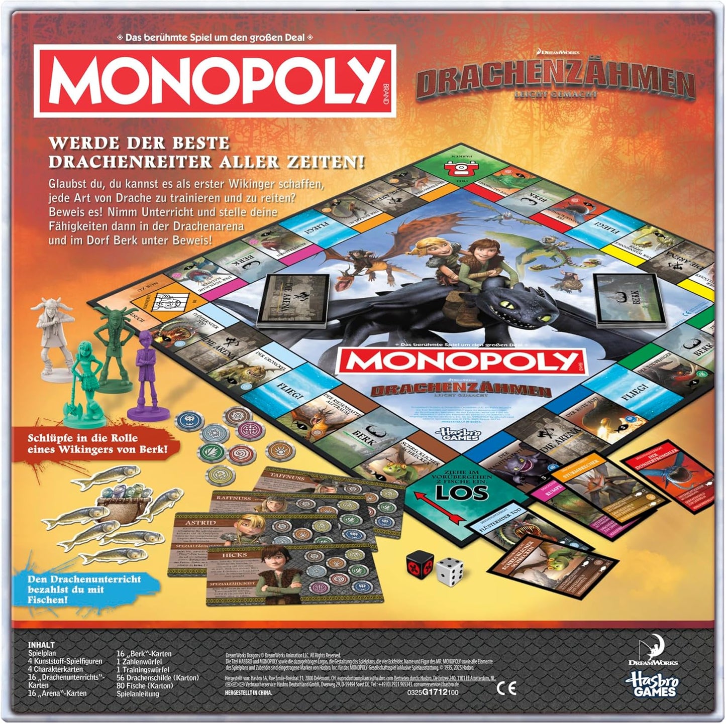 Drachenzähmen leicht gemacht Monopoly