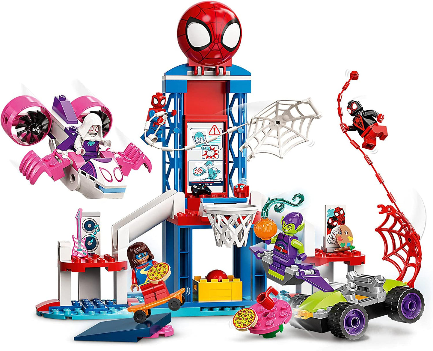 10784 Marvel Spidey und seine Super-Freunde: Spider-Mans Hauptquartier, Konstruktionsspielzeug