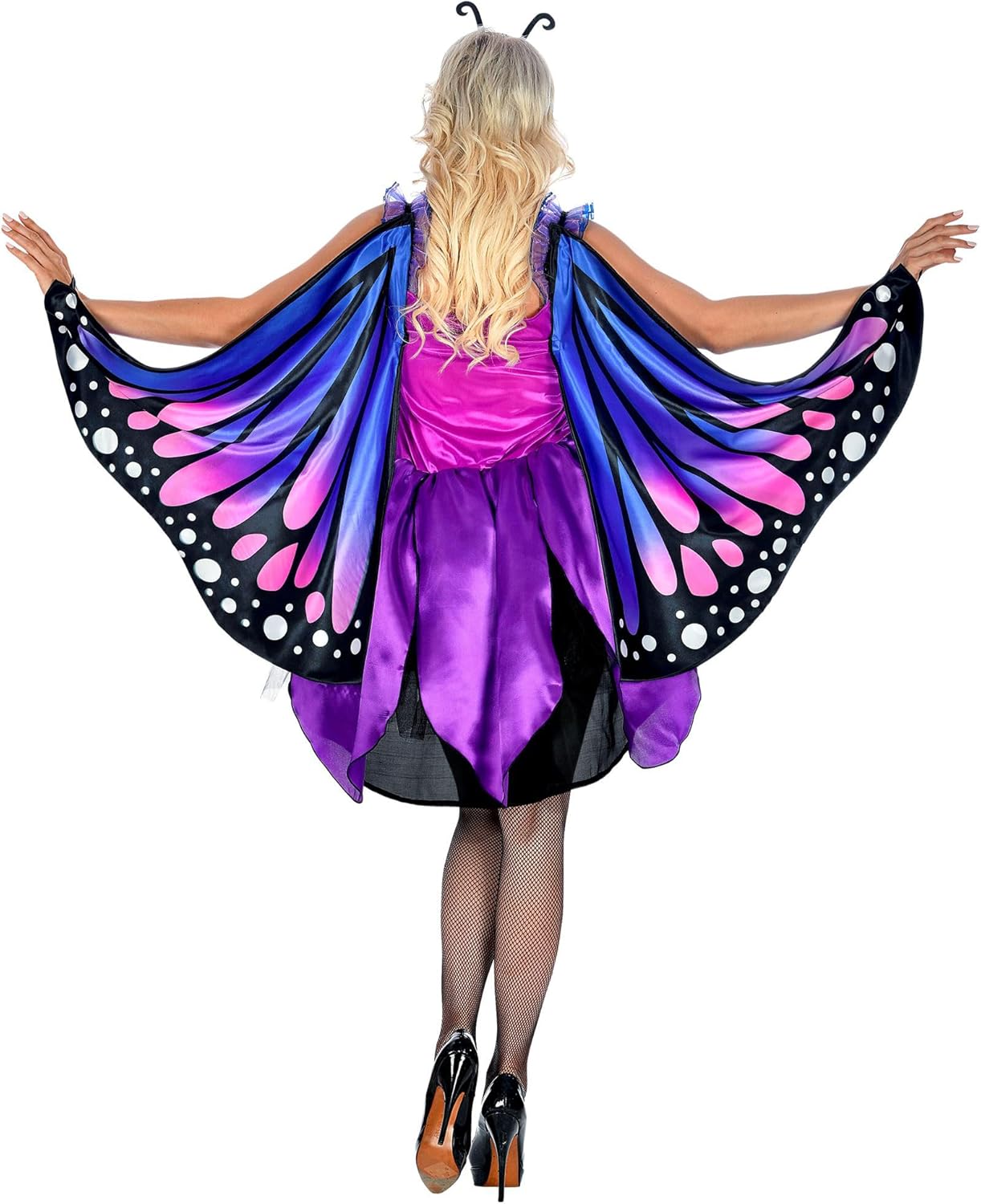 Schmetterling Kostüm, XS Blau