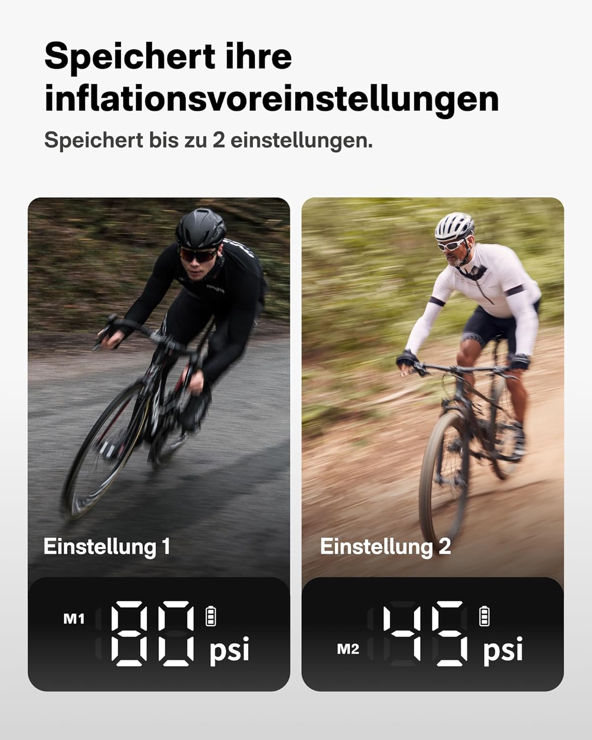 Elektrische Mini-Fahrradpumpe 150psi, Schnellaufblasen