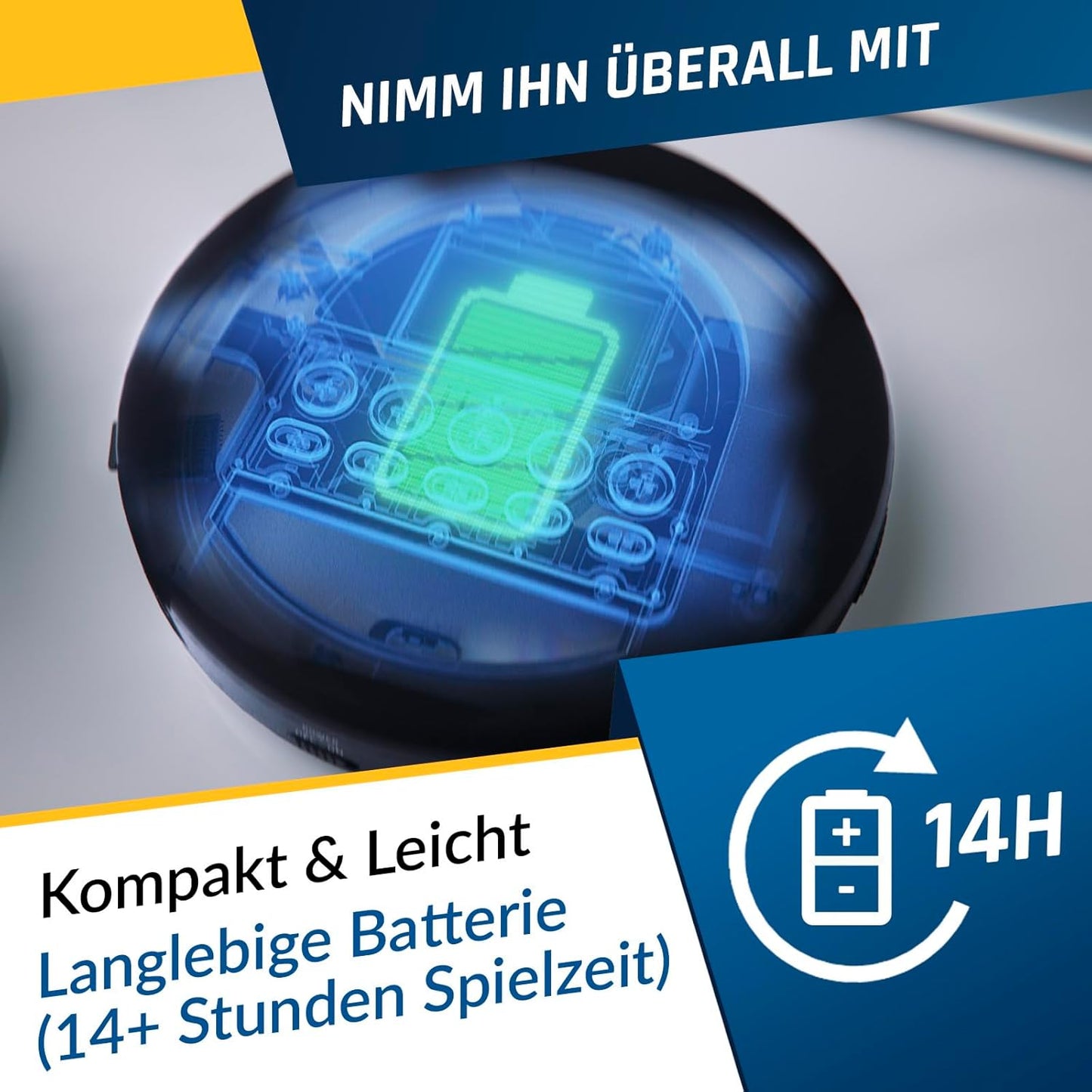 Tragbarer CD-Player mit Bluetooth