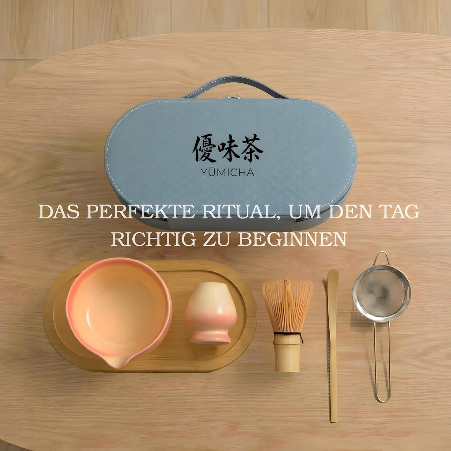 Matcha Tee Set, Blaue Tasche 7