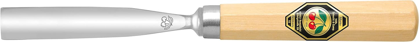 Gebogener Bildhauerbeitel 3120010, 10mm / Mehrfarbig