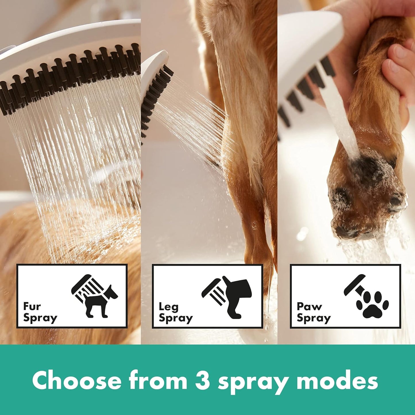 DogShower Hundebrause 150 Select, Mattweiss