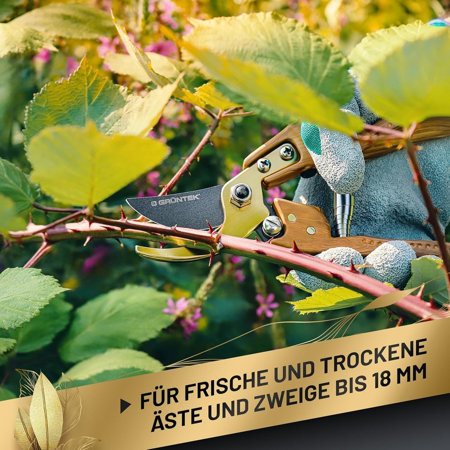 Black Forest Edition - Astschere Bypass-Schere mit Holster
