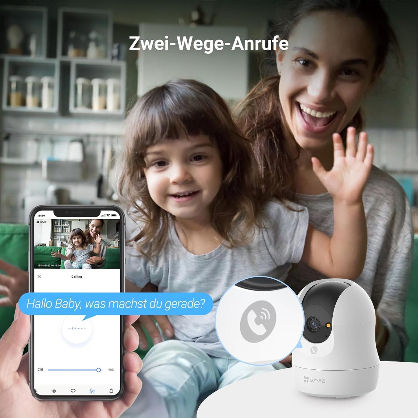 4K Überwachungskamera C6N G1 mit 360° Schwenk & Zoom-Tracking, G1 4k