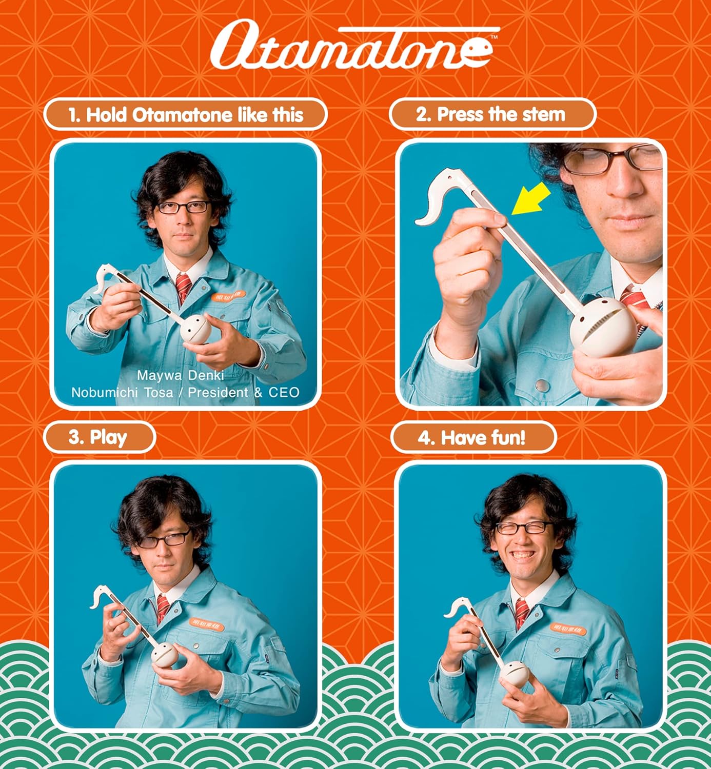 Elektronisches Musikspielzeug Synthesizer Otamatone, Lucky Cat