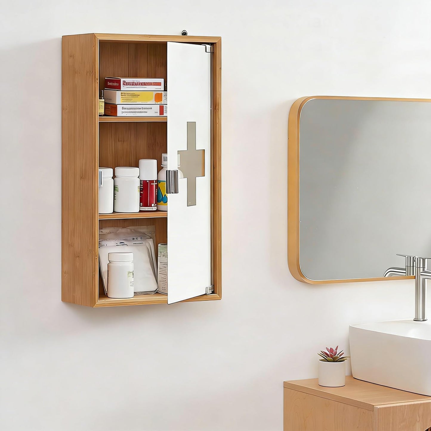 Medizinschrank, 3 Fächer