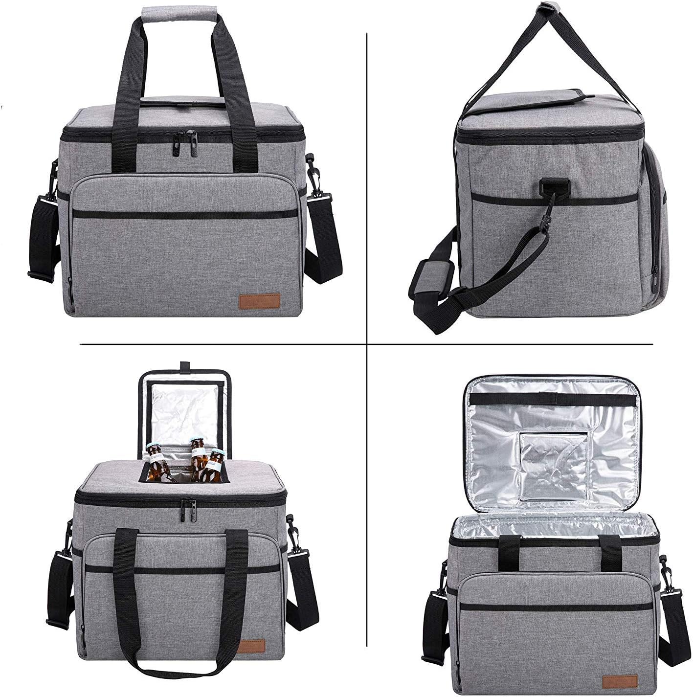 Kühltasche, Faltbar Hellgrau