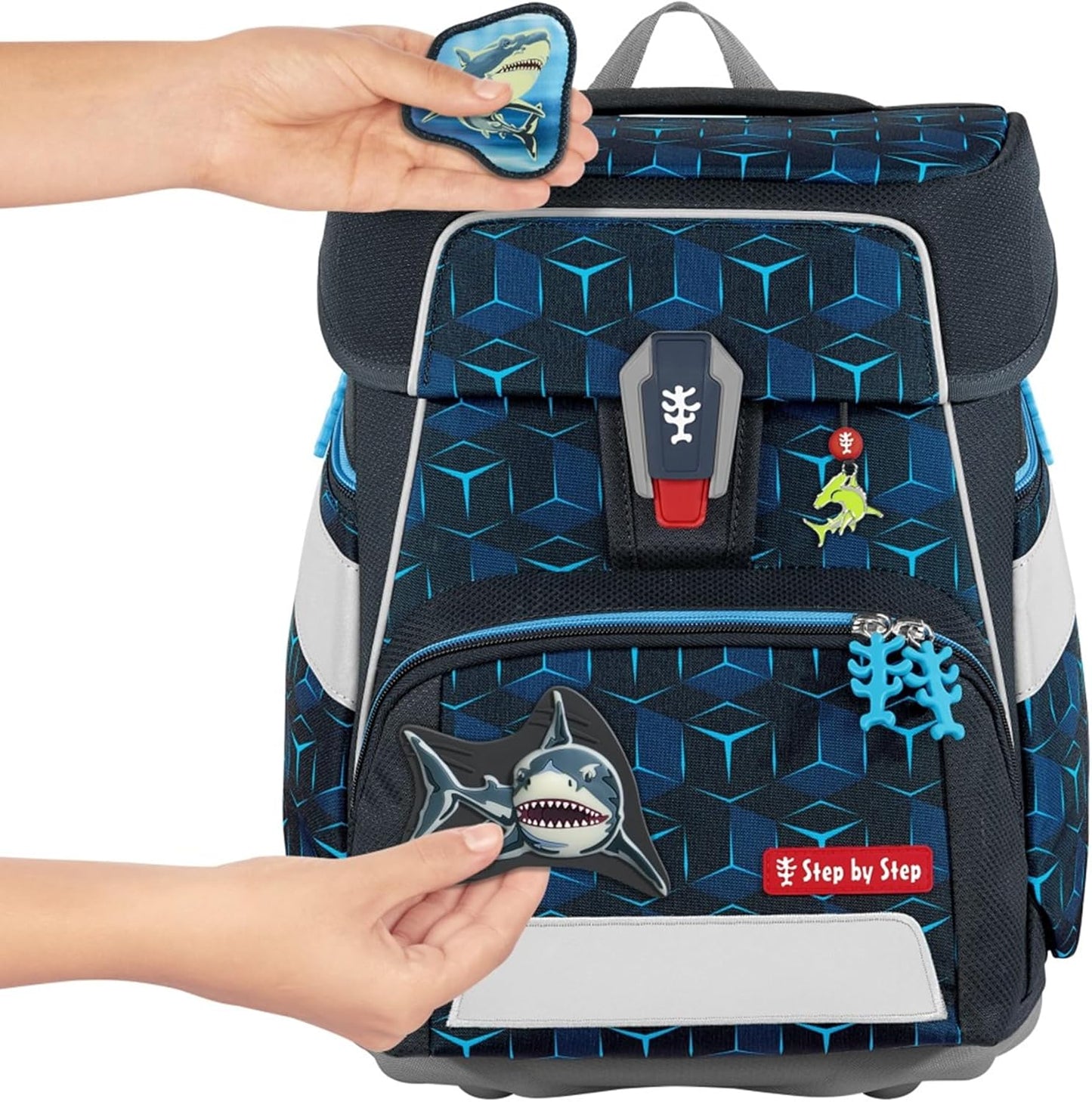 Schulranzen-Set Space Shine Shark Dexter, Shark Dexter
