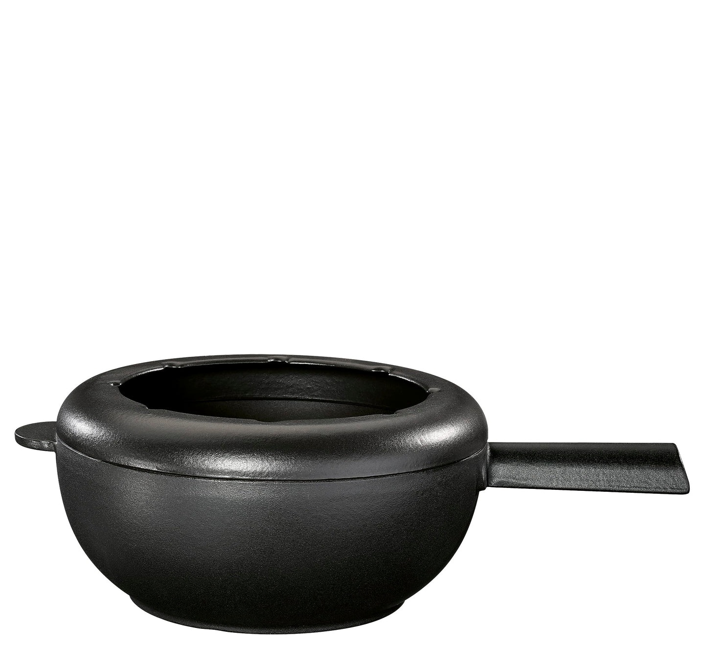 Caquelon Saas-Fee Gusseisen schwarz matt 2.0 l ø 20 cm