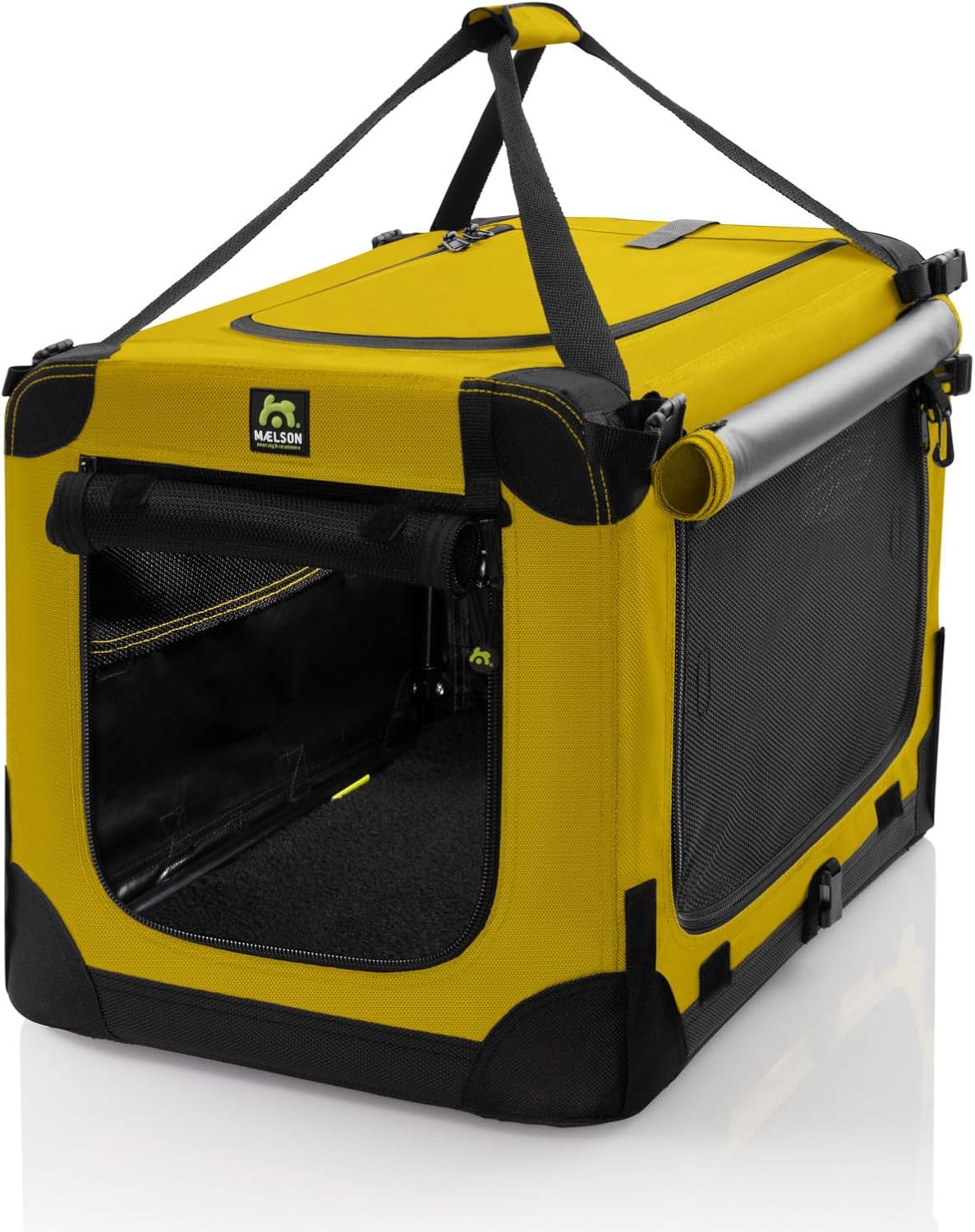 Faltbare Hunde-Transportbox (72 cm), L 72 x B 51 x H 51 cm Safran Gelb
