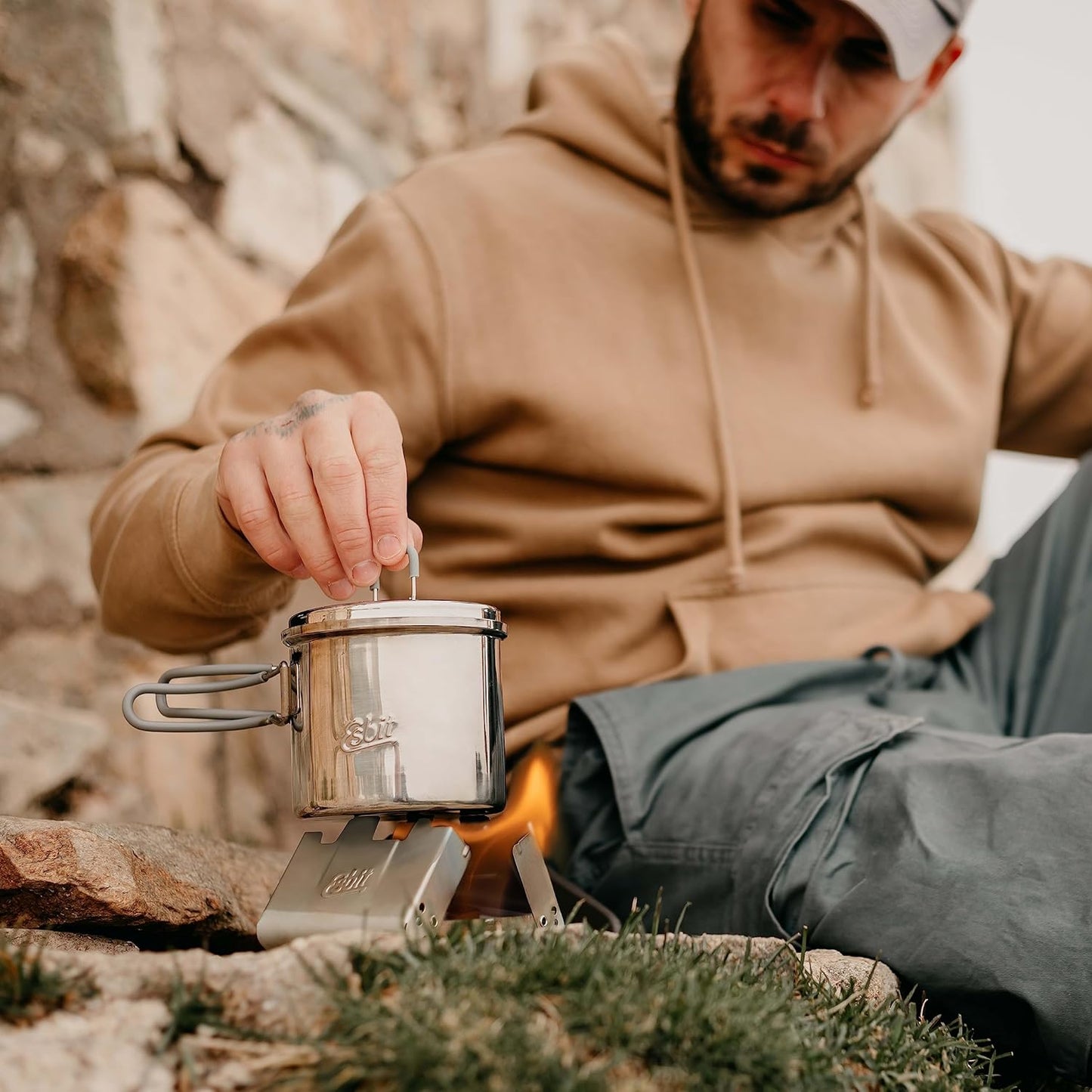 Outdoor-Kochtopf, Edelstahl 625ML