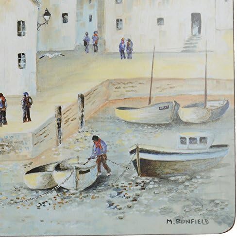 Tischsets im Cornish Harbour Design (6-teilig), 0.500x30.000x22.800 cm Hafen von Cornish