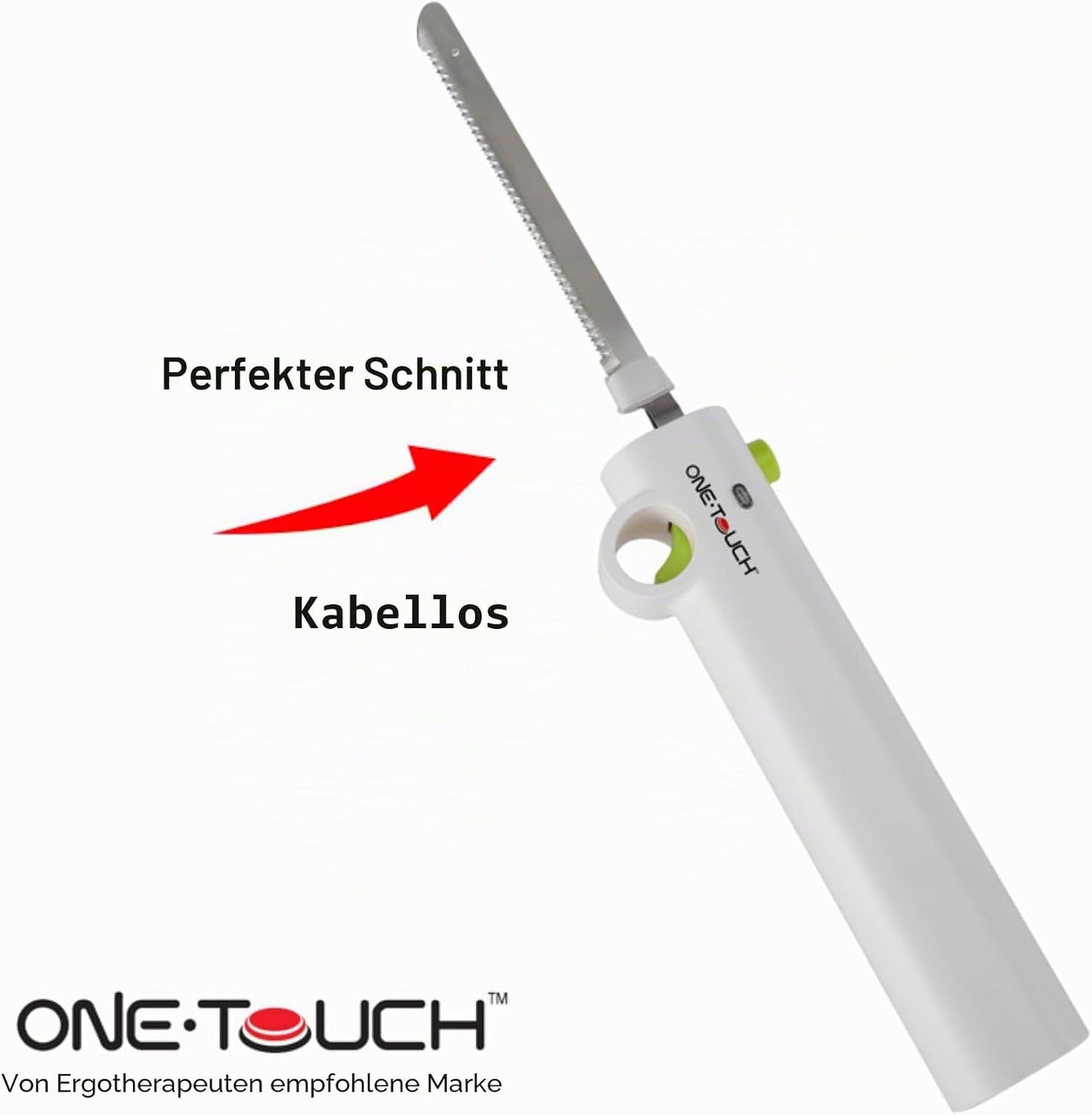Kabelloses Elektromesser KC 157 mit 2 Klingen